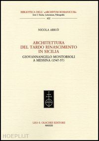 arico' nicola - architettura del tardo rinascimento in sicilia