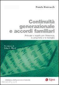 montemerlo daniela - continuita' generazionale e accordi familiari