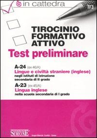  - tfa - test preliminare - lingue e civilta' straniere - inglese