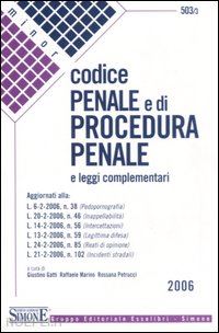 aa.vv. - codice penale e di procedura penale