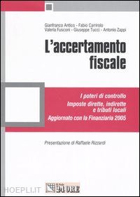 antico g. carrirolo f. fusconi - l'accertamento fiscale