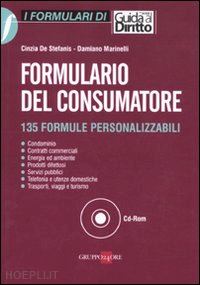 de stefanis cinzia; marinelli damiano - formulario del consumatore