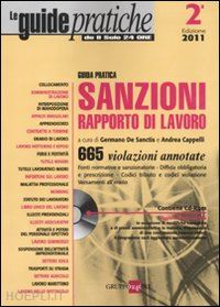 de sanctis germano (curatore); cappelli andrea (curatore) - guida pratica sanzioni rapporto di lavoro