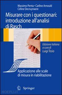 penta massimo; arnould carlyne; decruynaere céline - analisi di rasch e questionari di misura