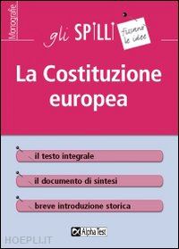 tassinari guido - la costituzione europea