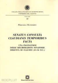 buongiorno pierangelo - senatus consulta claudianis temporibus facta