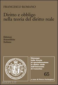 romano francesco - diritto e obbligo nella teoria del diritto reale