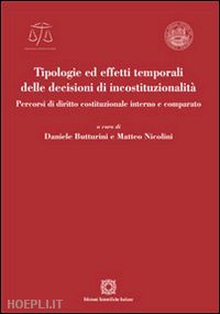 butturini d.(curatore); nicolini m.(curatore) - tipologie ed effetti temporali delle decisioni di incostituzionalità