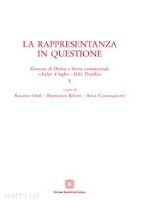 orrù romano; bonini francesco; ciammariconi anna - la rappresentanza in questione