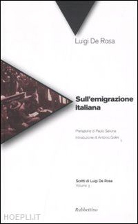 de rosa luigi - sull'immigrazione italiana