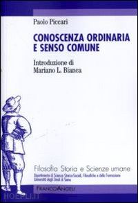 piccari paolo - conoscenza ordinaria e senso comune