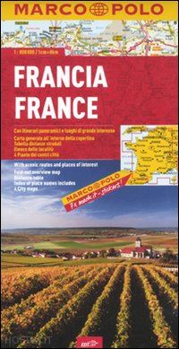 aa.vv. - francia carta stradale marco polo 2011
