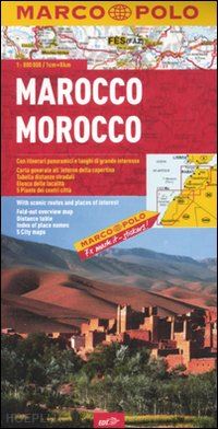 aa.vv. - marocco carta stradale marco polo 2011