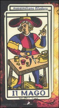 filadoro massimiliano - il mago. con carta dei tarocchi