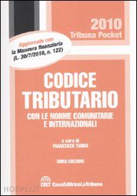 tundo francesco (curatore) - codice tributario