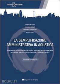 aa.vv. - semplificazione amministrativa in acustica