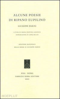 parini giuseppe - alcune poesie di ripano eupilino