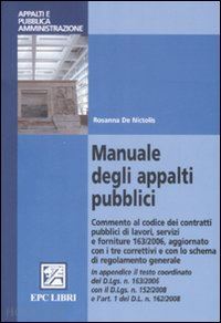 de nictolis rossana - manuale degli appalti pubblici