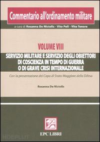 de nictolis rosanna - commentario all'ordinamento militare