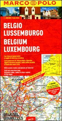 aa.vv. - belgio, lussemburgo 1:200.000. ediz. multilingue