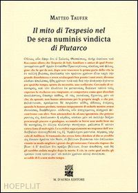 taufer matteo - il mito di tespesio nel de sera numinis vindicta di plutarco