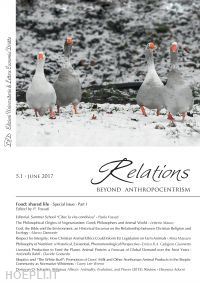 vv. aa.; fossati paola (curatore) - relations. beyond anthropocentrism. vol. 5, no. 1 (2017). food: shared life: part i