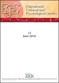 aa.vv. - journal of educational, cultural and psychological studies n. 13 june 2016