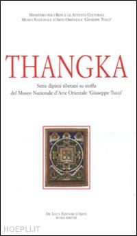 polichetti - thangka sette dipinti tibetani su stoffa