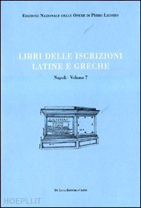 ligorio pirro - libro delle iscrizioni latine e greche