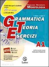 donati f.; moretti s. - grammatica teoria esercizi. vol. a1-a2-b-c-d. per le scuole superiori rom. con d