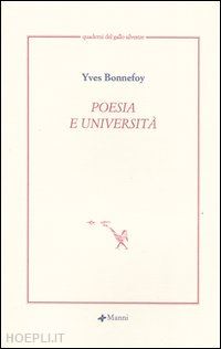 bonnefoy yves - poesia e universita'