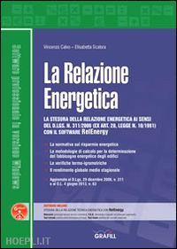 calvo vincenzo; scalora elisabetta - la relazione energetica. con contenuto digitale per download e accesso online