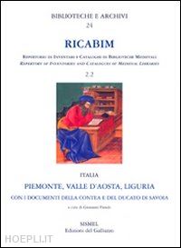 fiesoli g. (curatore) - ricabim. repertorio di inventari e cataloghi di biblioteche medievali dal secolo