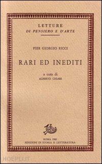 ricci p. giorgio - rari ed inediti