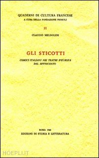 meldolesi claudio - gli sticotti