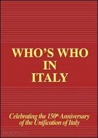 who's who (curatore) - who's who in italy - 2011