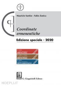 santise maurizio; zunica fabio - coordinate ermeneutiche. edizione speciale - 2020.