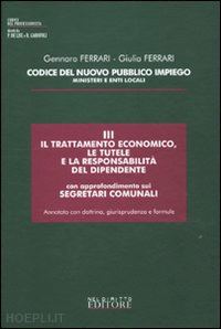 ferrari gennaro; ferrari giulia - codice del nuovo pubblico impiego