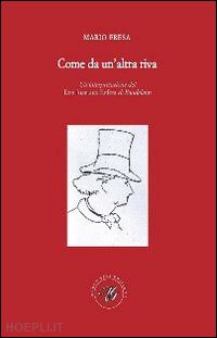 fresa mario - come da un'altra riva. un'interpretazione del «don juan aux enfers» di baudelaire