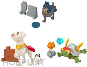  - dc comics: mattel - league of super pets - basic figure action pack (assortimento)