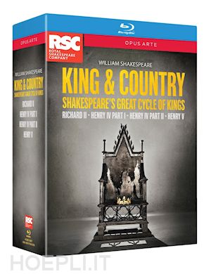  - william shakespeare: king & country (4 blu-ray) [edizione: regno unito]