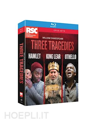  - william shakespeare: 3 tragedies - hamlet, othello, king lear (3 blu-ray) [edizione: regno unito]
