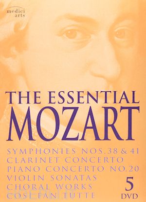  - wolfgang amadeus mozart - the essential (5 dvd)