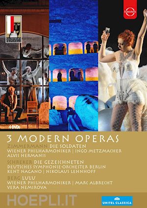  - salzburg festival 3 modern operas - wiener philharmoniker (4 dvd)
