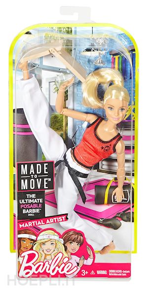 Mattel Dwn39 - Barbie - Snodata - Sport - Arti Marziali 