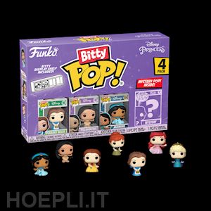Disney: Funko Pop! Bitty Pop - Princess Espositore 12 Pz Assortimento  4-Packs 