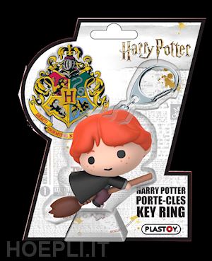  - harry potter: plastoy - portachiavi chibi ron weasley