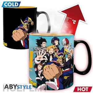 My Hero Academia: Abystyle - Group (Mug Heat Change 460 Ml / Tazza  Termosensibile) 