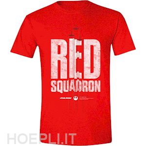  - star wars: rogue one - red squadron (t-shirt unisex tg. s)