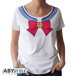 aa vv - sailor moon: cosplay white premium (t-shirt donna tg. xl)